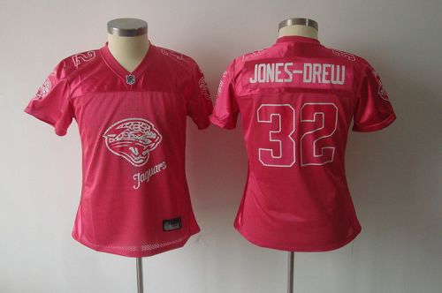 Jaguars #32 Jones-Drew Pink 2011 Women's Fem Fan NFL Jersey - Click Image to Close